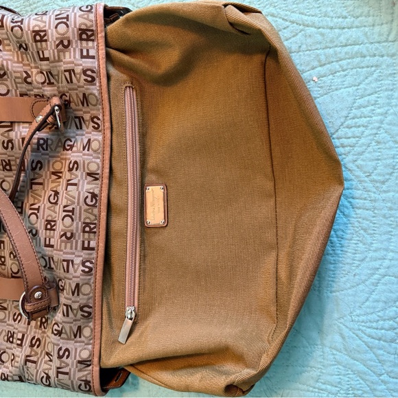 EUC Salvatore Ferragamo Brown Monogram Women's Bag - Picture 7 of 12